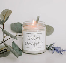Load image into Gallery viewer, calm + comfort soy candle
